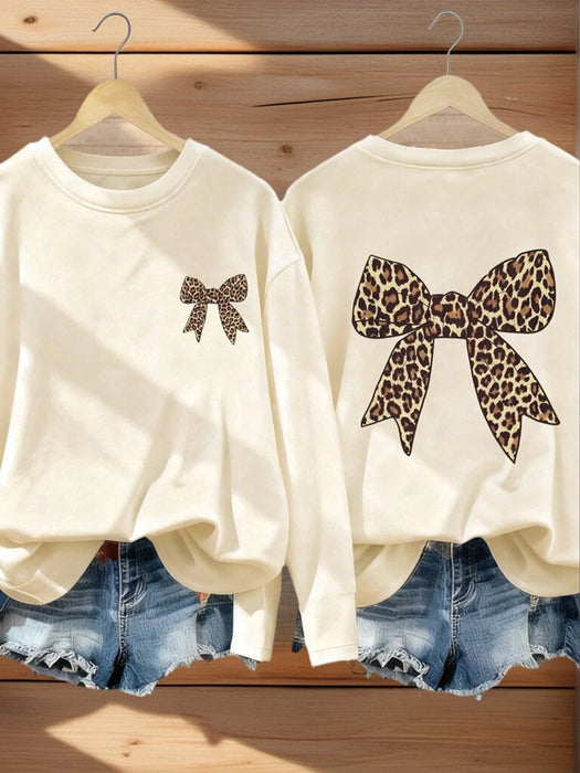 Shein Camiseta informal de manga larga estampada para niñas
