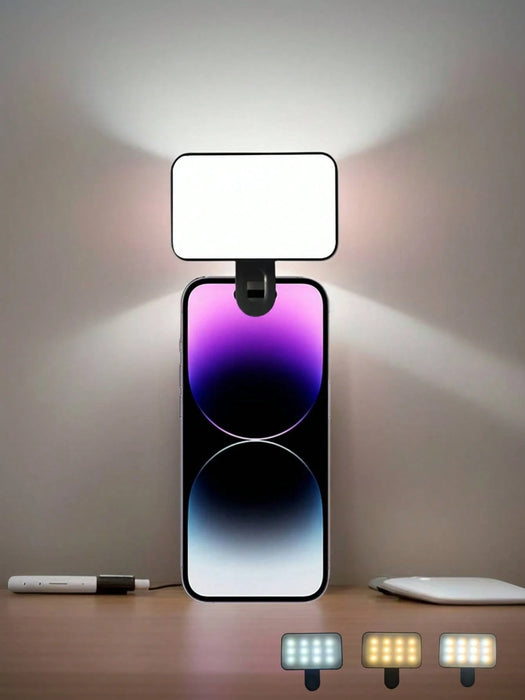 SHEIN Baijun XU 1 pieza Luz LED Selfie, Luz LED para teléfono, 3 modos