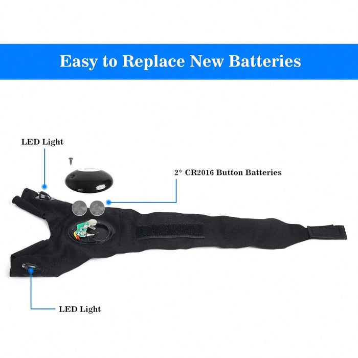 SHEIN Guantes de pesca LED para reparaciones de emergencia, guantes de iluminación