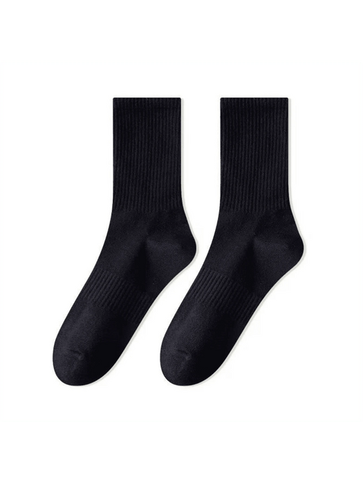 SHEIN 5 pares de calcetines de media caña de unicolor para hombre y mujer