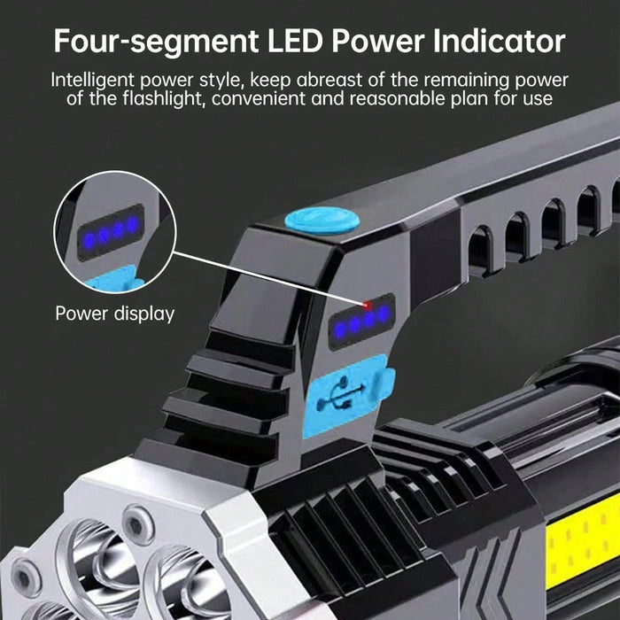 1  Pieza de Linterna LED portátil recargable USB