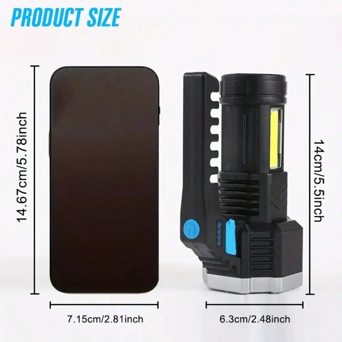 1  Pieza de Linterna LED portátil recargable USB