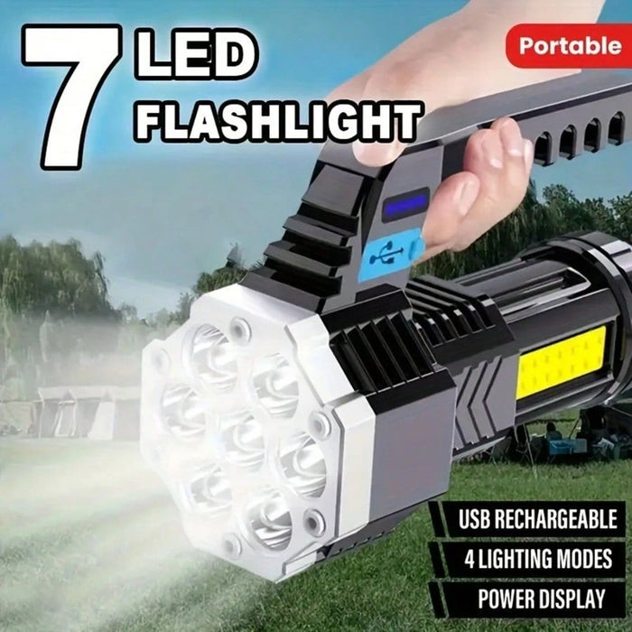 1  Pieza de Linterna LED portátil recargable USB