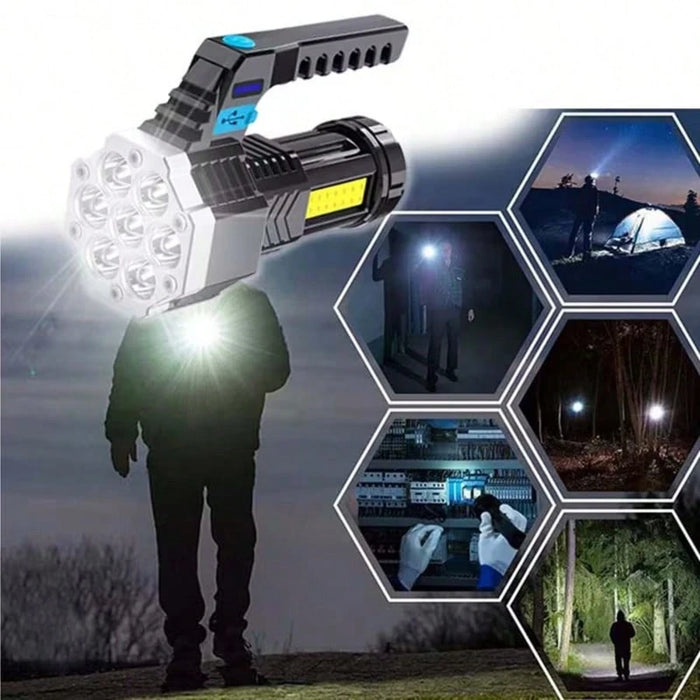 1  Pieza de Linterna LED portátil recargable USB