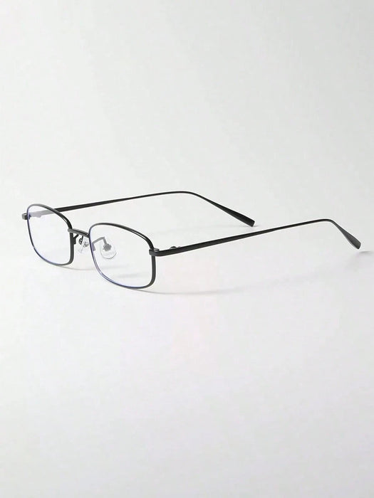 Shein 1 unidad de gafas retro de montura pequeña estilo Y2K con borde negro