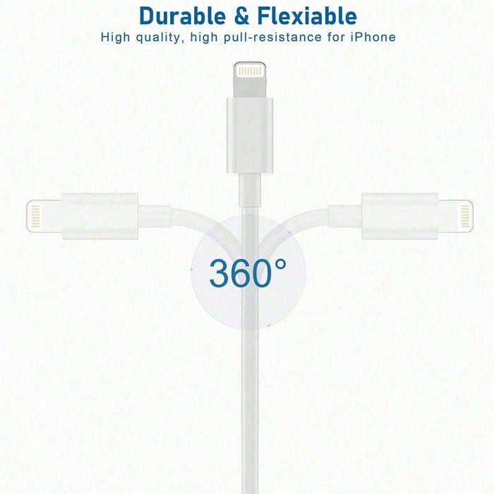 Cable de carga rápida PD de 3,3 pies/100 cm, 30 W, compatible con iPhone