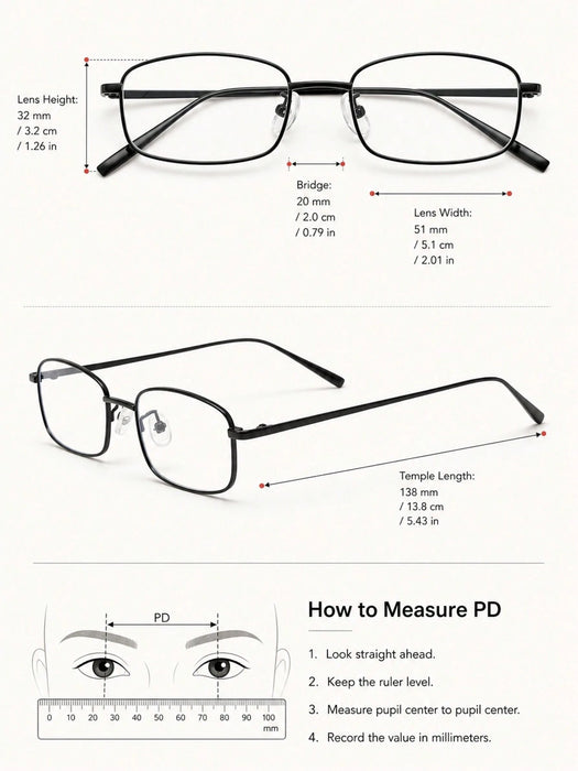 Shein 1 unidad de gafas retro de montura pequeña estilo Y2K con borde negro