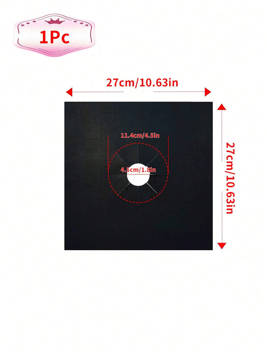 Shein 1 alfombrilla negra resistente al aceite para estufa