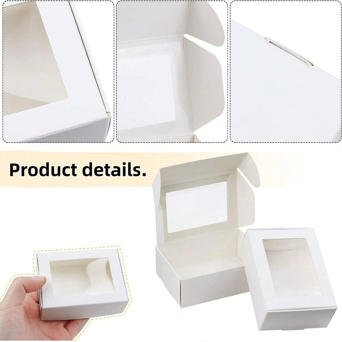 Shein 50 piezas Cajas de regalo con ventana