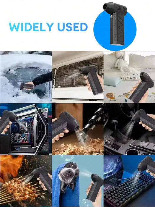Soplador eléctrico portátil para polvo