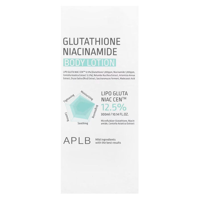 APLB Loción corporal con glutatión y niacinamida 300 ml