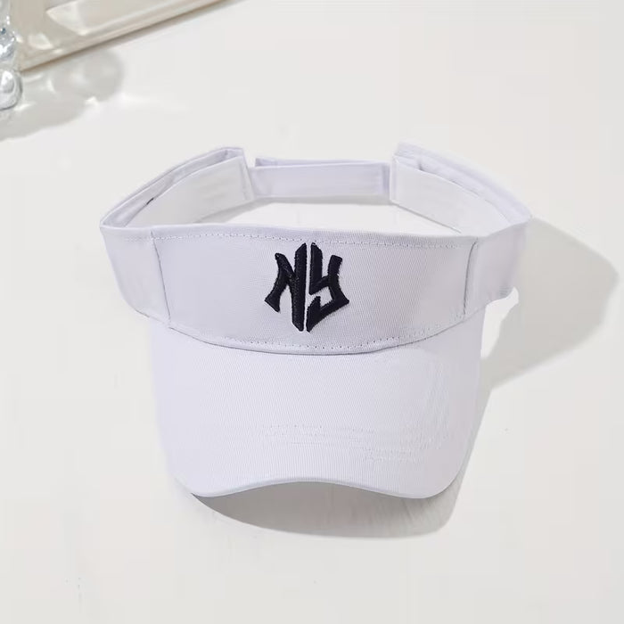 Gorra NY deportivas ajustables de béisbol con bordado de letras unisex