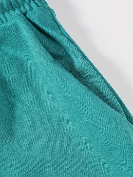 Conjunto de Camiseta Corta y Pantalones Cortos para Hombre
