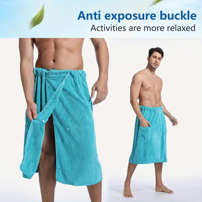 1 pieza de falda de baño para hombre de 82*155 cm, 280 g/m²