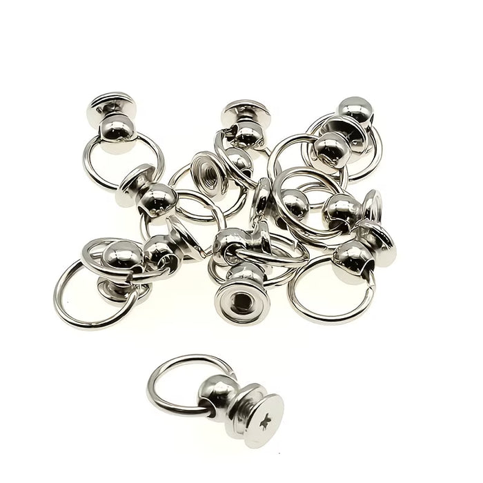 20 piezas de Juegos de Remaches de Cabeza Redonda con Anillos de Tiro