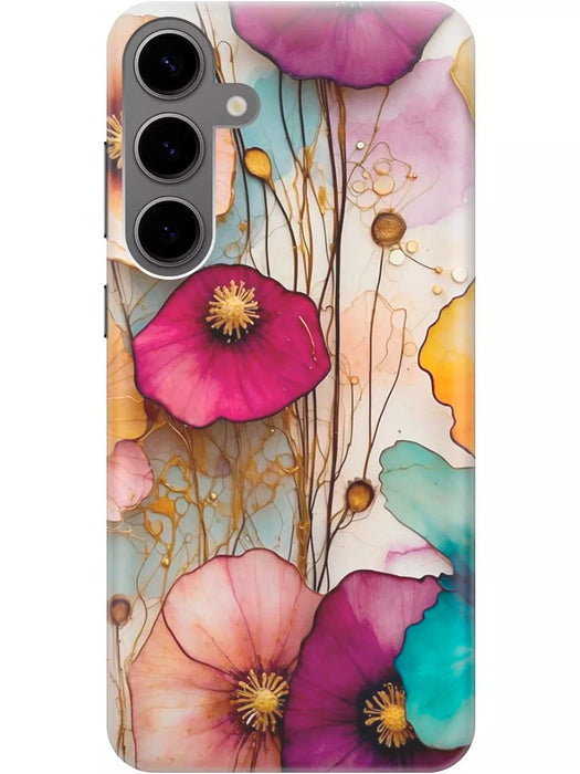 Funda para telefono con estampado floral y colorido rara galaxy A14 5G