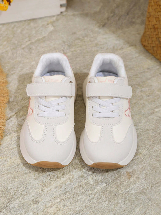 SHEIN 1 par de zapatillas deportivas ligeras y bonitas con lazo estilo princesa para niñas