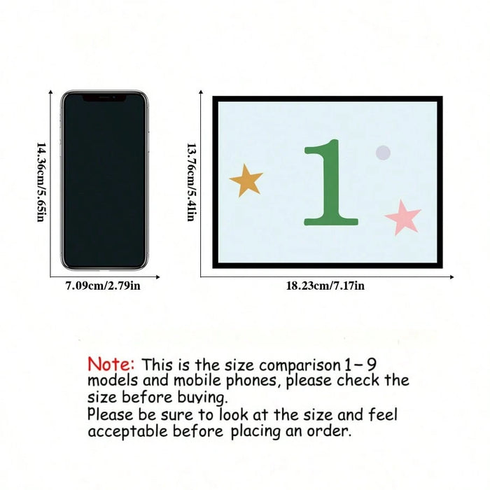 SHEIN Juego de 2 pegatinas autoadhesivas para suelo con diseño de rayuela 30*60CM