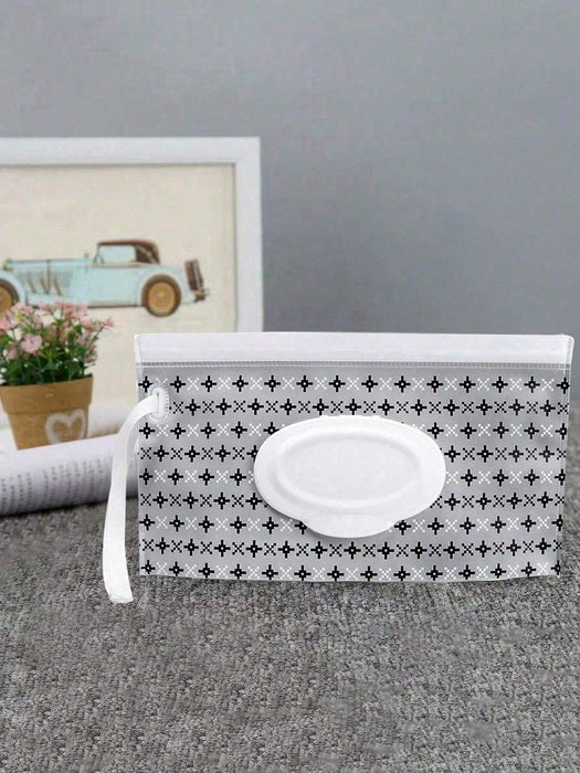 1pcs Bolso de mano portátil para toallitas húmedas, Envase para pañuelos