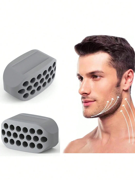 1 Ejercitador Muscular La Mandíbula Facial Silicona Slim Fitness