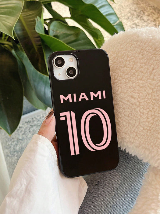 1 Funda de teléfono con estampado de 10 Miami, para iPhone 12 Pro Max