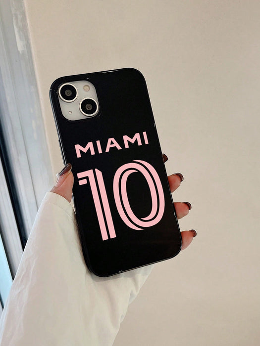 1 Funda de teléfono con estampado de 10 Miami, para iPhone 12 Pro Max