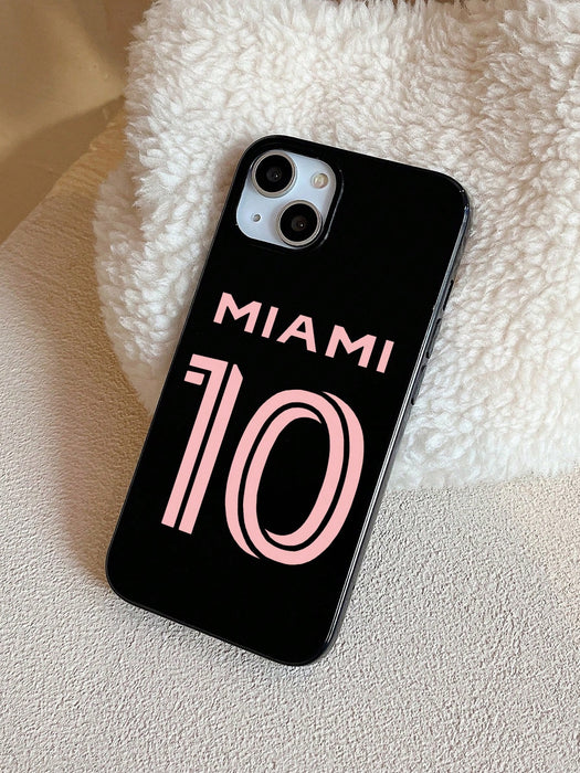 1 Funda de teléfono con estampado de 10 Miami, para iPhone 12 Pro Max