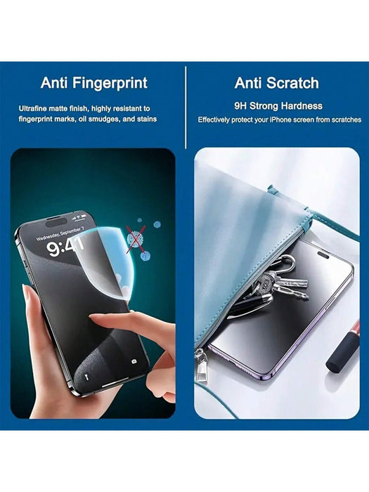 1pcs Protector de pantalla de vidrio templado de 9H de dureza para iPhone 14, PRO MAX