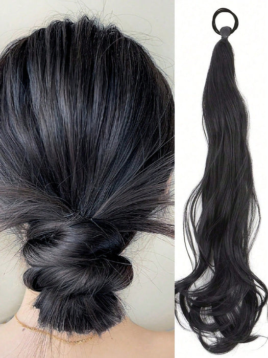 SHEIN 1 pieza de extensión de cabello sintético con estilo torcido de 20inch