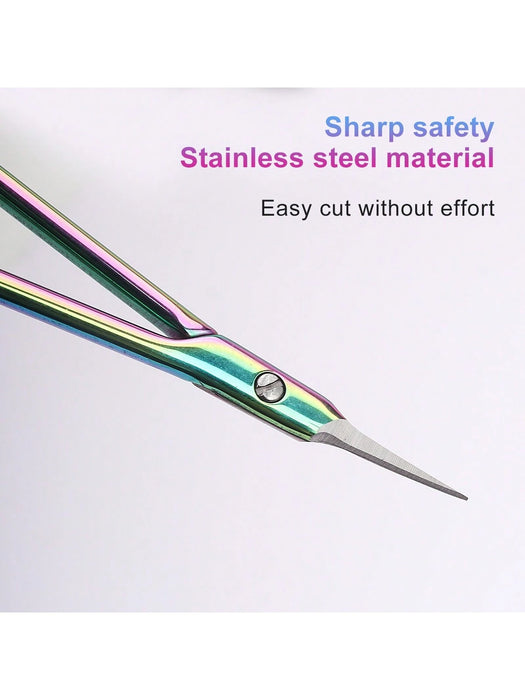 1 pieza removedor profesional de piel muerta, cortaúñas y corta-cutículas de acero inoxidable