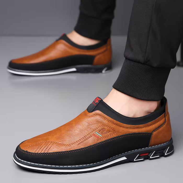 Zapatos de conducción versátiles para hombre, diseño de suela deportiva