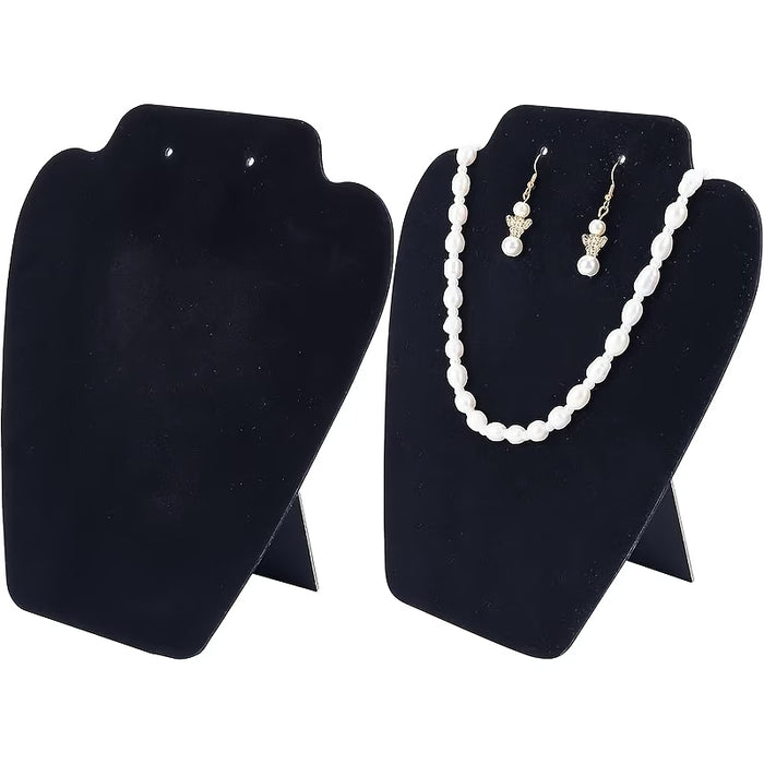 1 pieza de Exhibidor de terciopelo para collar y pendientes