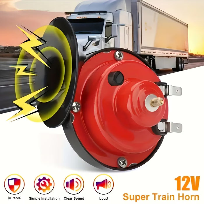 1 Bocina de Tren Multivehículo de 12V - Altos Decibelios, para Coches, Barcos y Motocicletas