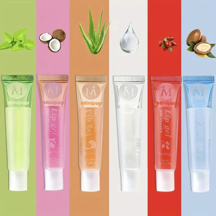 1 pieza de gel hidratante para labios con vitamina e