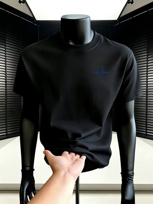 Camiseta transpirable de secado rápido para hombre, diseño elástico ligero
