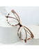 1cs de gafas sin graduación con montura de ojo de gato para mujer, accesorio casual diario - Quierox - Tienda Online