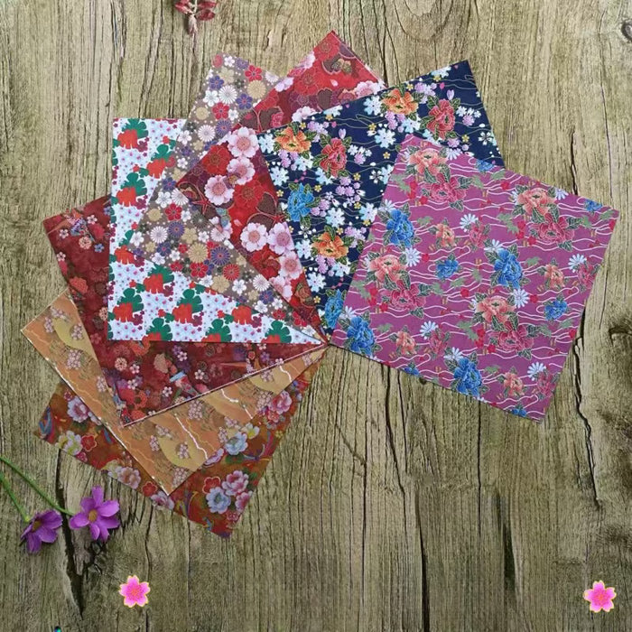 60 unidades de papel origami impreso de doble cara estilo japonés, 14.7 cm cuadrado