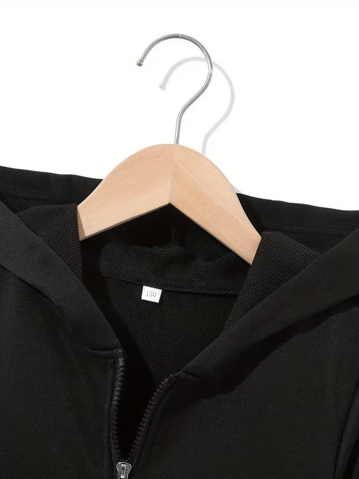Chaqueta con Capucha Unisex Estampado de Estrellas
