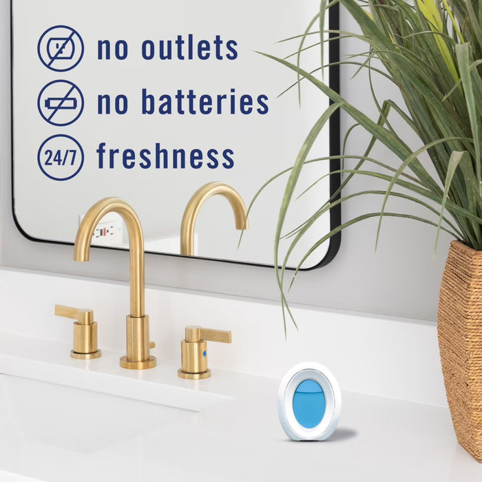 Ambientador para baño Febreze, combate los malos olores, aroma a lino y cielo, paquete de 2 unidades