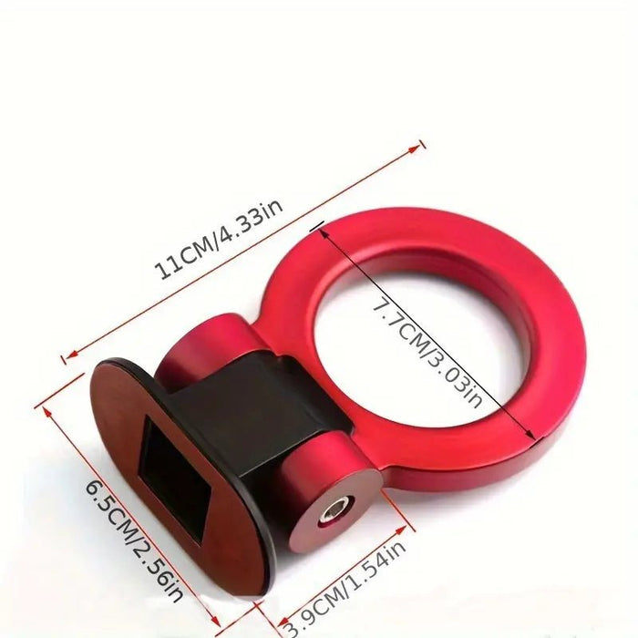 1pc Anillo de gancho de remolque adhesivo de colocación frontal universal - Quierox - Tienda Online