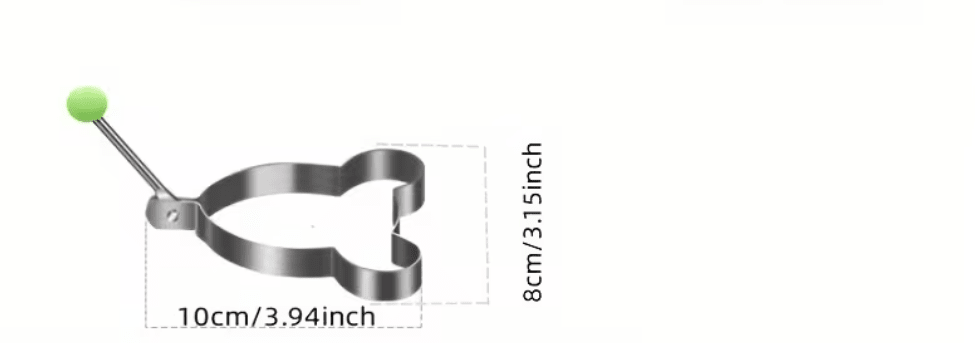 1pc, Anillo De Huevo De Dibujo Animado, De Cocción De Huevo De Acero Inoxidable - Quierox - Tienda Online