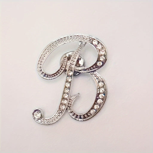 1pc broche letra aleación dorada detalles extras accesorio - Quierox - Tienda Online