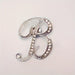 1pc broche letra aleación dorada detalles extras accesorio - Quierox - Tienda Online