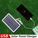 1pc Cargador Solar USB Panel - Banco de energía portátil para exteriores - Quierox - Tienda Online