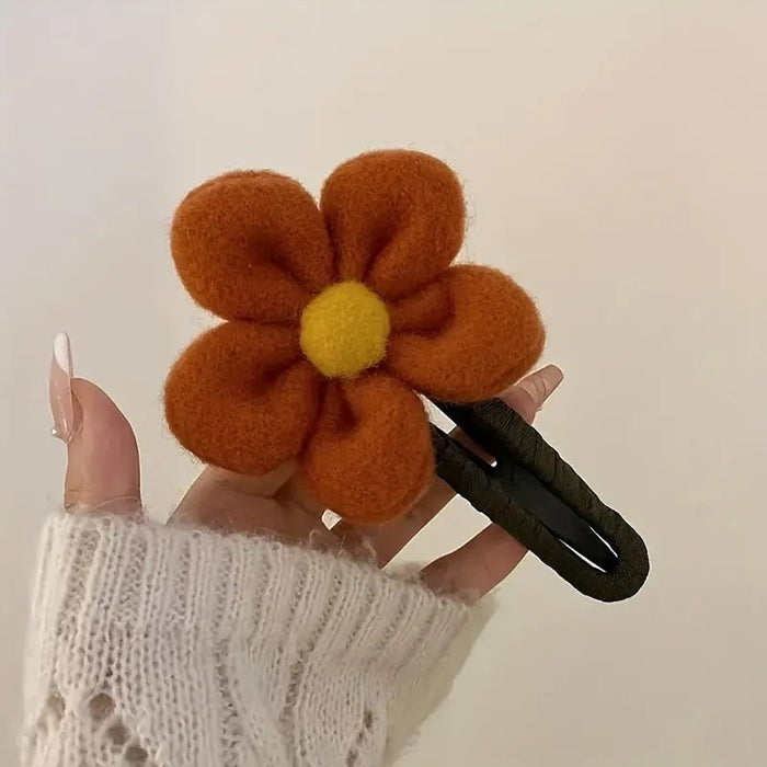 1pc Clips de pelo decorativos de flores grandes, accesorios decorativos para el cabello - Quierox - Tienda Online