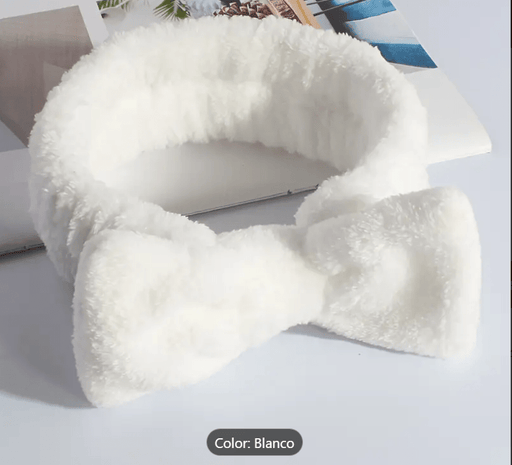 1pc Diadema de Lazo de Vellón de Coral Suave Yanwenx para Niñas - Quierox - Tienda Online