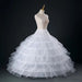 1pc Enaguas de Estilo Real para Mujer, 6 Aros A - Line de Longitud Completa para Vestidos de Boda y Noches - Quierox - Tienda Online