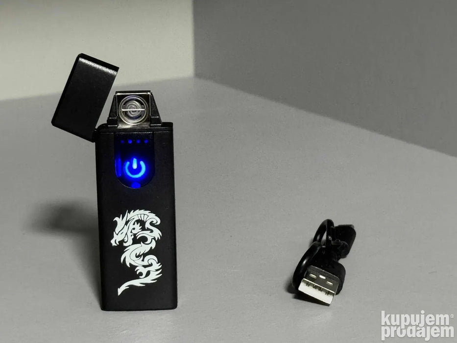 1pc Encendedor USB Recargable con Sensor Táctil Antiviento - Quierox - Tienda Online