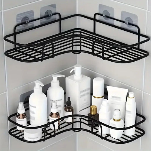 1pc Estante de esquina de acero para baño - Quierox - Tienda Online