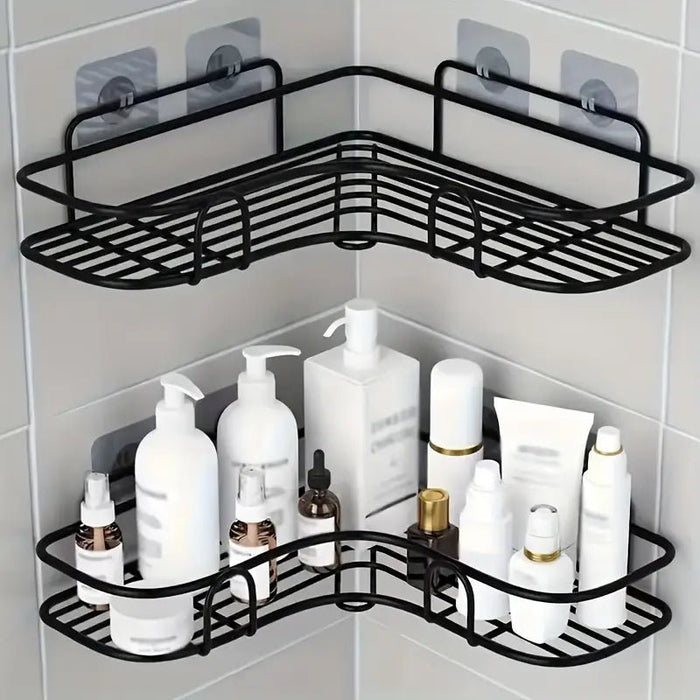 1pc Estante de esquina de acero para baño - Quierox - Tienda Online